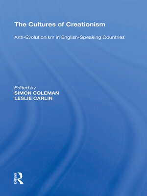 cover image of The Cultures of Creationism